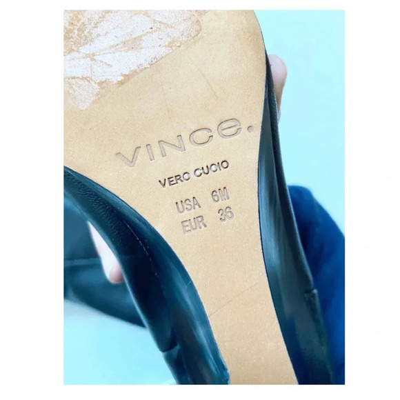 NEW Vince Beverly Square Toe Wedge Boot size 6 - Picture 6 of 7